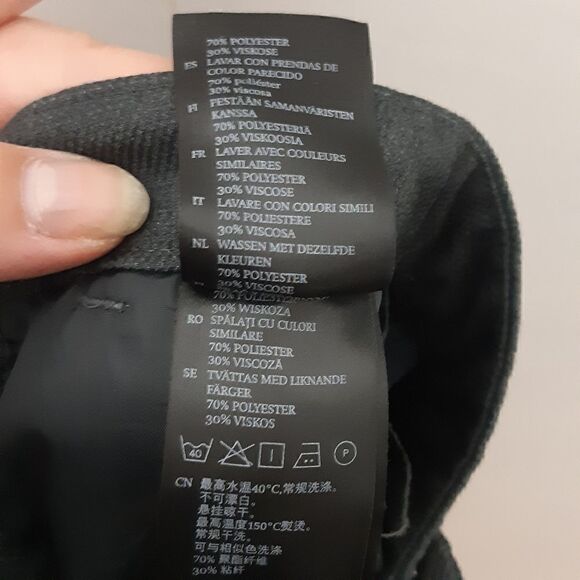 Monki Grey Tailored Tapered Slacks - Picture 7 of 11